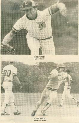 Top:  Chris Watts; Bottom:  Jerry Klein