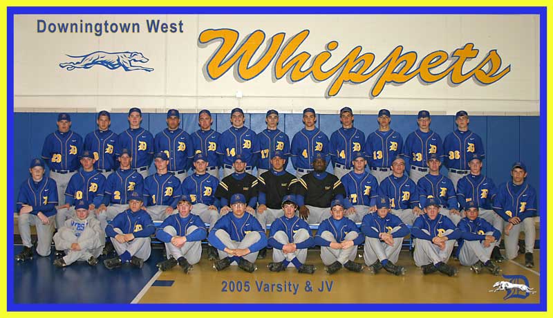 Downingtown West High School Baseball 2005 Team Photo
