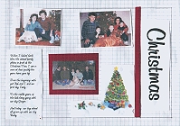 Sketch/layout for Family Christmas Page 2